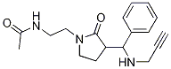 N-(2-(2-oxo-3-(phenyl(prop-2-ynylamino)methyl)pyrrolidin-1-yl)ethyl)acetamide Structure,1245806-94-3Structure