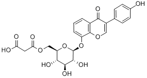 6-O-malonyldaidzin Structure,124590-31-4Structure