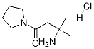 3-Amino-3-methyl-1-(1-pyrrolidinyl)-1-butanone hydrochloride Structure,1246471-46-4Structure