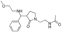 N-(2-(3-((2-methoxyethylamino)(phenyl)methyl)-2-oxopyrrolidin-1-yl)ethyl)acetamide Structure,1246653-52-0Structure