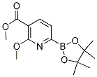 Methyl 2-methoxy-6-(4,4,5,5-tetramethyl-1,3,2-dioxaborolan-2-yl)nicotinate Structure,1246765-27-4Structure