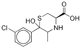 (3R,5rs,6rs)-6-(3-chlorophenyl)-6-hydroxy-5-methyl-3-thiomorpholine carboxylic acid Structure,1246812-57-6Structure