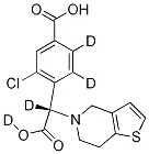 (+/-)-Clopidogrel-d4 carboxylic acid Structure,1246814-52-7Structure