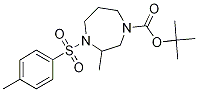 Hexahydro-2-methyl-1-(p-toluenesulfonyl)-4-(t-butoxycarbonyl)-1,4-diazepine Structure,1246814-73-2Structure