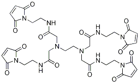 Ethylenediamine-n,n,n’,n’-tetraacetic acid tetrakis[n-(2-aminoethyl)maleimide] Structure,1246816-47-6Structure