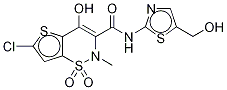 N-des(2-pyridinyl)-n-(5-hydroxymethyl-2-thiazolyl) lornoxicam Structure,1246818-50-7Structure