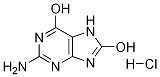 2-Amino-6,8-dihydroxypurine hydrochloride Structure,1246818-54-1Structure