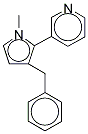 N-methyl-2-(3-pyridyl)-3-benzyl-pyrrole Structure,1246819-00-0Structure