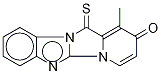 1-Methyl-12-thioxopyrido[1,2,3,4]imidazole-[1,2-a]benzimidazole-2(12h)-one Structure,1246819-06-6Structure