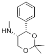 (4S,5s)-(+)-2,2-dimethyl-5-methylamino-4-phenyl-1,3-dioxane Structure,124686-47-1Structure