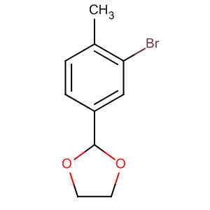 2-(3-Bromo-4-methylphenyl)-1,3-dioxolane Structure,124717-60-8Structure