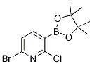 6-Bromo-2-chloro-3-(4,4,5,5-tetramethyl-1,3,2-dioxaborolan-2-yl)pyridine Structure,1247726-85-7Structure