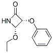 2-Azetidinone,4-ethoxy-3-phenoxy-,cis-(9ci) Structure,124827-14-1Structure