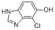 1H-Benzimidazol-5-ol,4-chloro Structure,124841-30-1Structure