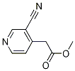 Methyl 2-(3-cyanopyridin-4-yl)acetate Structure,124870-33-3Structure