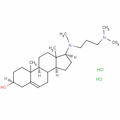 Azocosterol 2HCl Structure,1249-84-9Structure