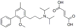 2-Methoxy-5-methyl-N,N-bis(1-methylethyl)-3-phenylbenzenepropanamine fumarate Structure,124935-89-3Structure