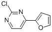 2-Chloro-4-(2-furyl)pyrimidine Structure,124959-28-0Structure