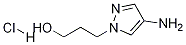 3-(4-Amino-1h-pyrazol-1-yl)propan-1-ol hydrochloride Structure,1249733-51-4Structure