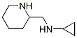 Cyclopropyl-piperidin-2-ylmethyl-amine Structure,1250526-55-6Structure