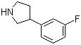 3-(3-Fluorophenyl)pyrrolidine Structure,125067-75-6Structure