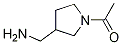 1-(3-Aminomethyl-pyrrolidin-1-yl)-ethanone Structure,1251055-48-7Structure