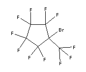 1-Bromooctafluoro-1-(trifluoromethyl)cyclopentane Structure,125112-68-7Structure