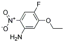 Benzenamine, 5-ethoxy-4-fluoro-2-nitro-(9ci) Structure,125163-13-5Structure