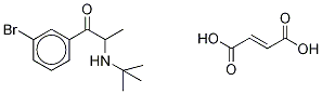 3’-Dechloro-3’-bromo bupropion fumarate Structure,1251850-99-3Structure