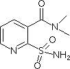 2-(Aminosulfonyl)-n,n-dimethyl-3-pyridinecarboxamide Structure,125274-65-9Structure