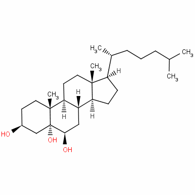 Cholestane-3beta,5alpha,6beta-triol Structure,1253-84-5Structure