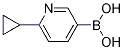 (6-Cyclopropylpyridin-3-yl)boronicacid Structure,1253055-87-6Structure