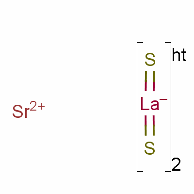 Strontium lanthanum sulfide Structure,12532-80-8Structure