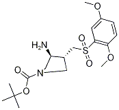 (3R,4r)-tert-butyl 3-amino-4-((2,5-dimethoxyphenylsulfonyl)methyl)pyrrolidine-1-carboxylate Structure,1253789-88-6Structure