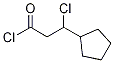 3-Chloro-3-cyclopentylpropionyl chloride Structure,1253790-56-5Structure