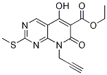 Ethyl 5-hydroxy-2-(methylthio)-7-oxo-8-(prop-2-ynyl)-7,8-dihydropyrido[2,3-d]pyrimidine-6-carboxylate Structure,1253791-05-7Structure