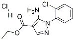 5-Amino-1-(2-chloro-phenyl)-1h-pyrazole-4-carboxylic acid ethyl ester hcl Structure,1253791-51-3Structure