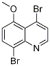 4,8-Dibromo-5-methoxyquinoline Structure,1253791-59-1Structure