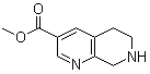 5,6,7,8-Tetrahydro-1,7-naphthyridine-3-carboxylic acid methyl ester Structure,1253888-80-0Structure