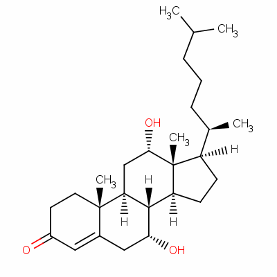 7,12-Dihydroxycholest-4-en-3-one Structure,1254-03-1Structure