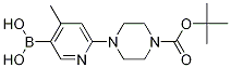 6-(4-(Tert-butoxycarbonyl)piperazin-1-yl)-4-methylpyridin-3-yl-3-boronic acid Structure,1254163-84-2Structure