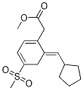 (2E)-2-(cyclopentylmethylene)-4-(methylsulfonyl)benzeneacetic acid methyl ester Structure,1254175-55-7Structure