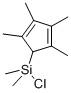 Chlorodimethyl(2,3,4,5-tetramethyl-2,4-cyclopentadien-1-yl)silane Structure,125542-03-2Structure