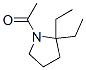 Pyrrolidine, 1-acetyl-2,2-diethyl- (9ci) Structure,125573-94-6Structure