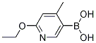 2-Ethoxy-4-methyl-5-pyridinylboronic acid Structure,1256355-37-9Structure