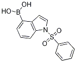 1-Benzenesulfonyl-1h-indole-4-boronic acid Structure,1256358-55-0Structure