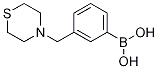 3-(Thiomorpholin-4-ylmethyl)phenylboronic acid Structure,1256358-59-4Structure