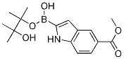 5-Methoxycarbonylindole-2-boronic acid pinacol ester Structure,1256358-96-9Structure