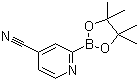 4-Cyanopyridine-2-boronic acid pinacol ester Structure,1256359-18-8Structure