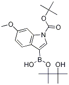 1-Boc-6-methoxyindole-3-boronic acid pinacol ester Structure,1256360-00-5Structure